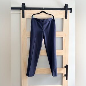 ✨ Canali 100% Wool Dress Pants – Navy – Italy – Size 7 (Approx. 34–36W)